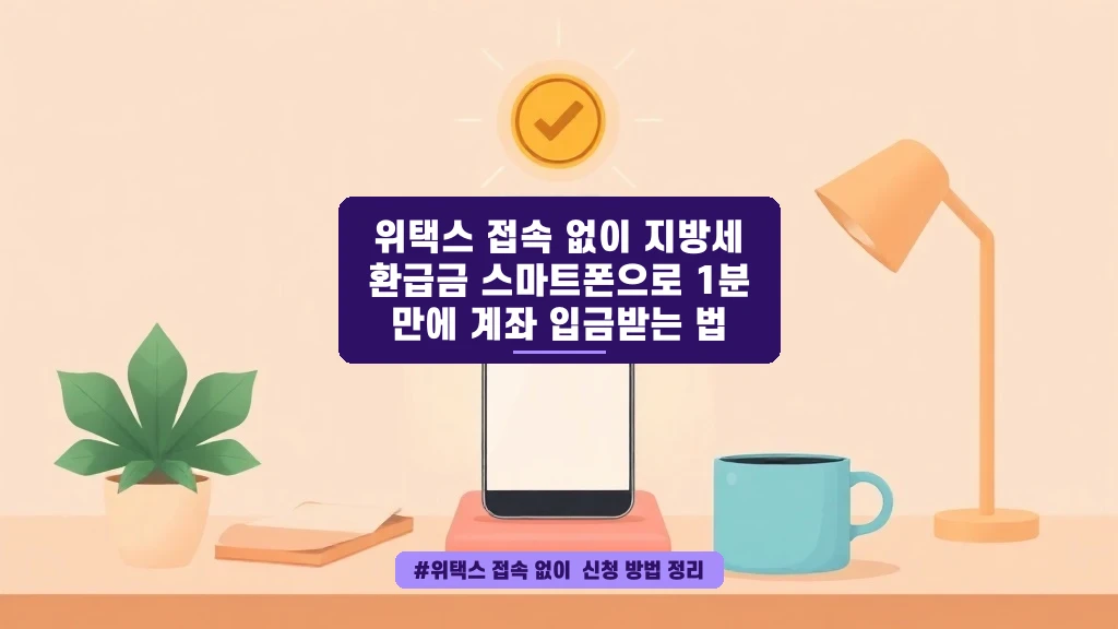 위택스 없이 지방세 환급금 1분 만에 받는 꿀팁