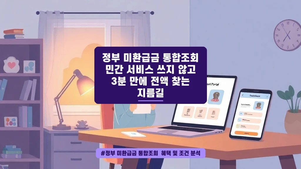 3분 만에 정부 미환급금 전액 찾는 진짜 지름길