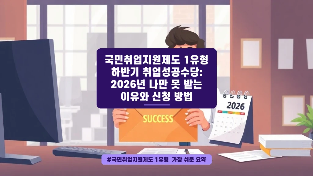 취업성공수당 150만 원, 놓치면 후회할 조건