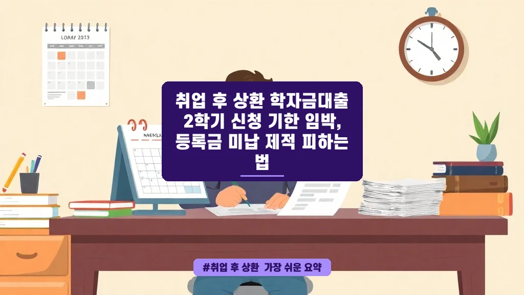 등록금 대출 늦으면 제적? 지금 당장 확인하세요!