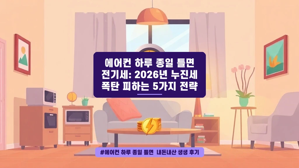 에어컨 하루종일 틀어도 전기세 폭탄 피하는 꿀팁