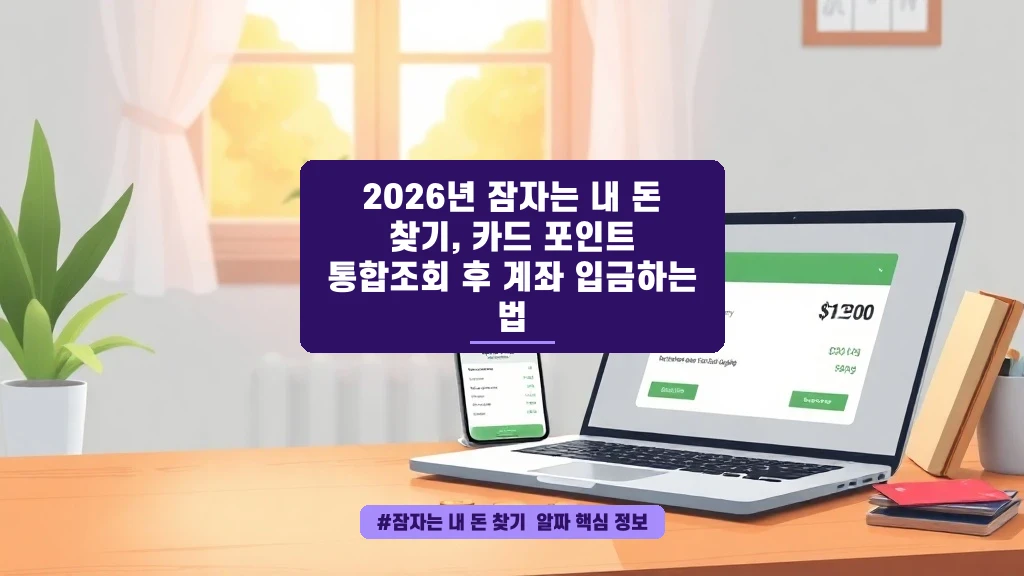 잠자는 내 돈 찾아 계좌로 입금받는 진짜 꿀팁