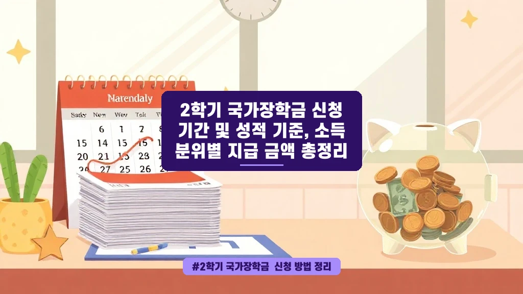 2학기 국가장학금, 이렇게 신청하니 돈이 들어왔어요!