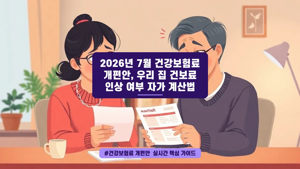 7월 건보료 개편, 우리 집은 얼마나 오를까? 직접 계산해봤어요