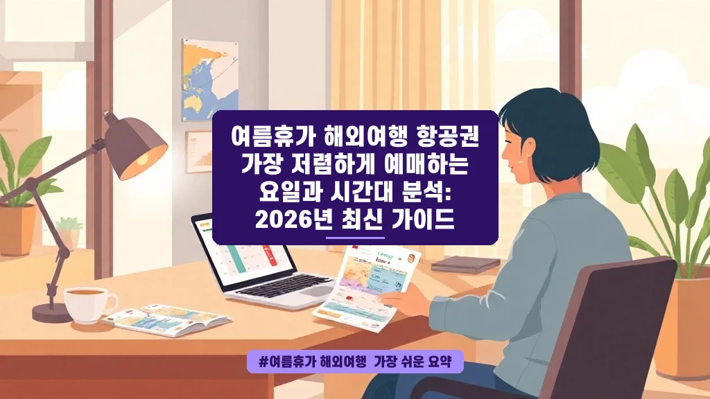 여름휴가 항공권, 이 요일에 사야 진짜 싸요!