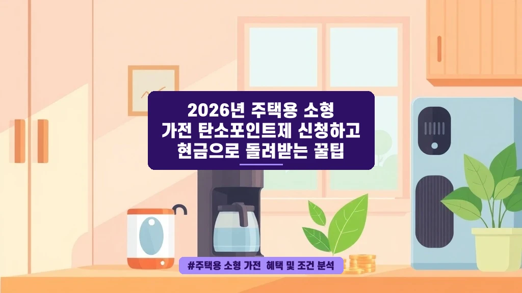 베란다 태양광으로 현금 받는 꿀팁! 탄소포인트제 신청기