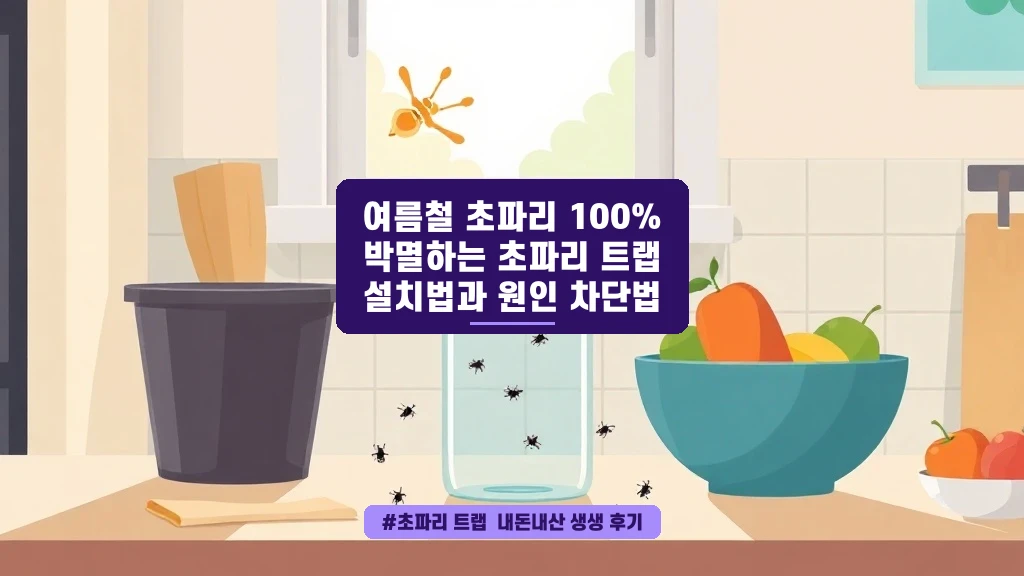 초파리 때문에 미칠 것 같아요? 동네 이모가 알려주는 확실한 퇴치법