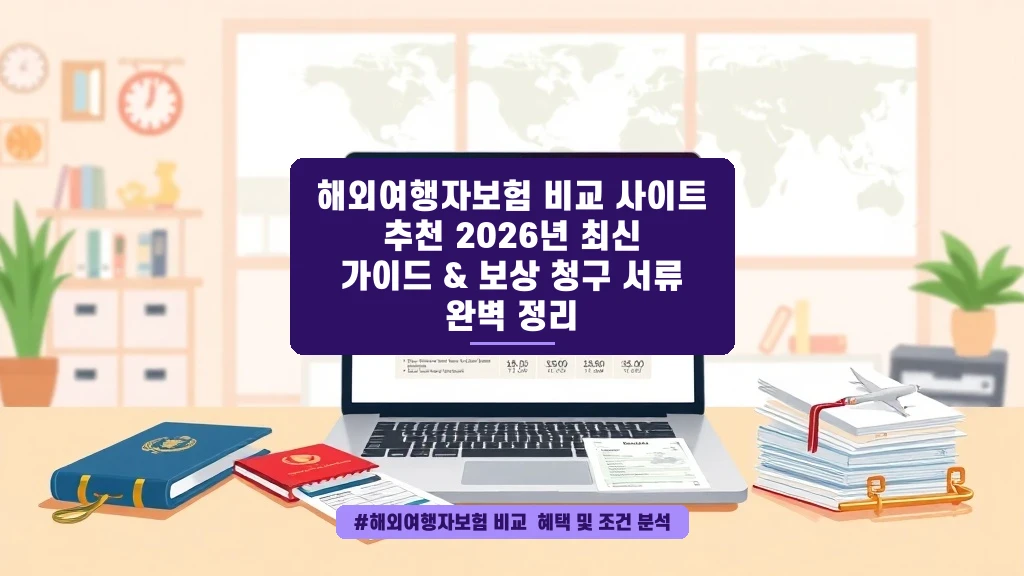 해외여행보험 비교, 이렇게 하면 진짜 쉬워요