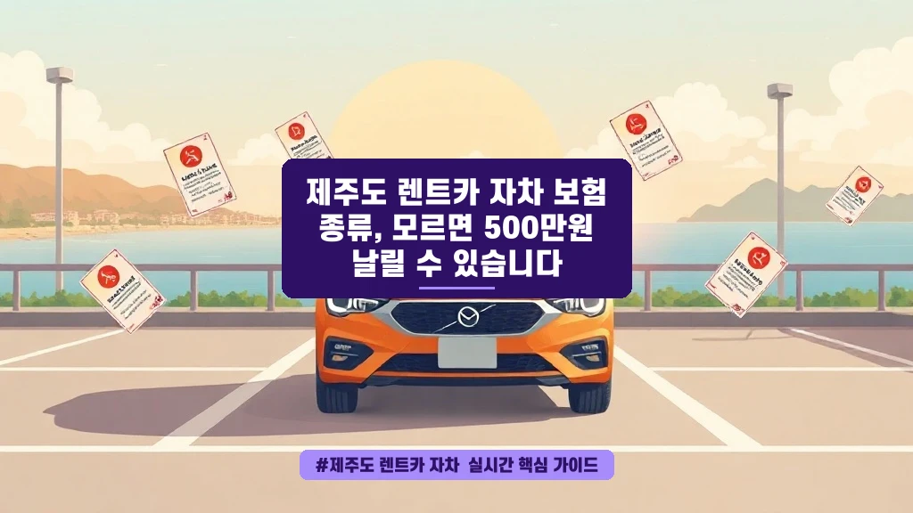 제주도 렌트카 자차보험, 이렇게 고르면 사기 안 당해요