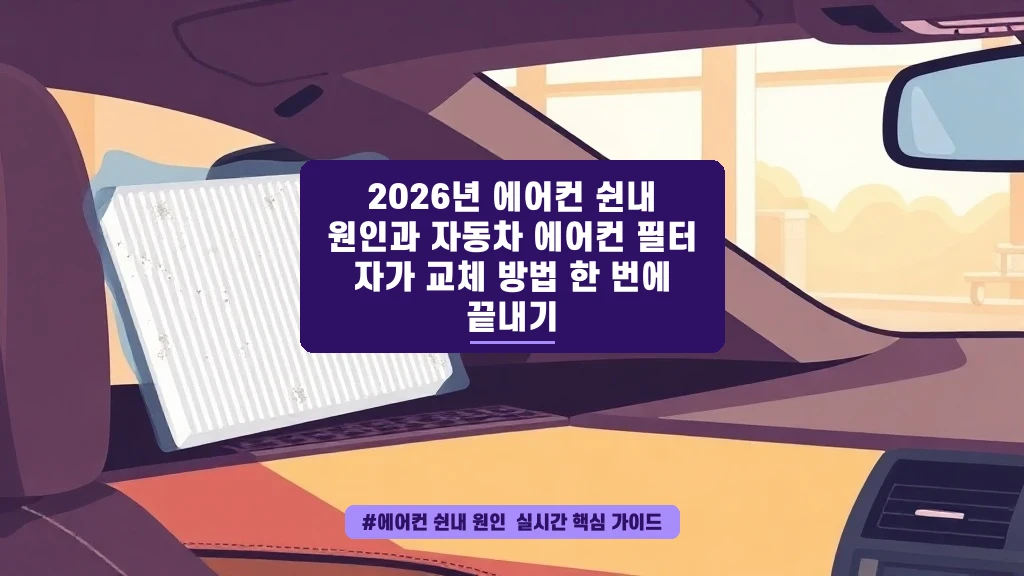 에어컨 쉰내 때문에 여름이 두려웠어요