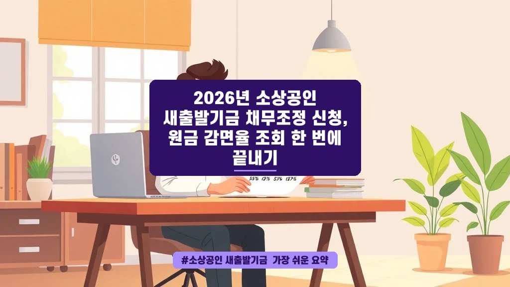 새출발기금 채무조정, 나도 해당될까? 원금 깎인 후기