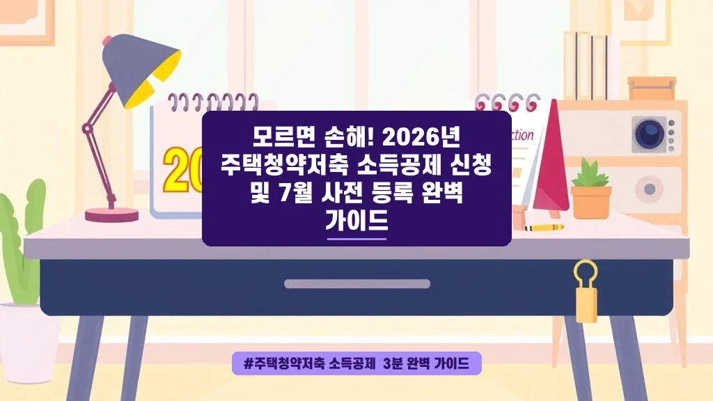 주택청약 소득공제, 이렇게 신청하니 18만원 돌려받았어요