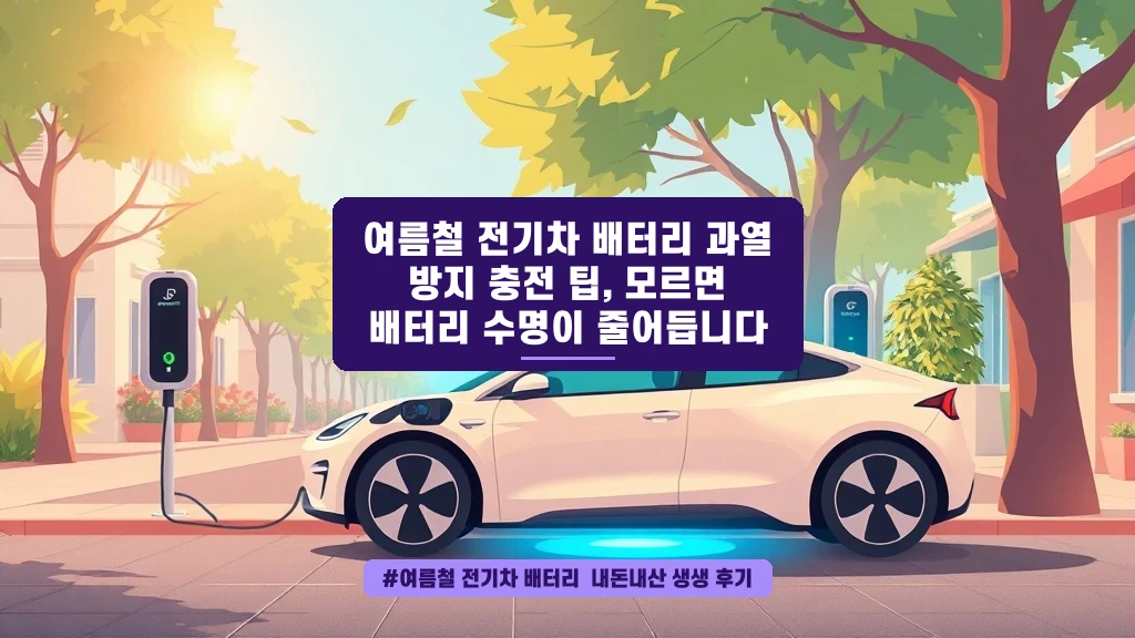 여름만 되면 전기차 배터리 걱정이세요? 이웃이 알려주는 꿀팁