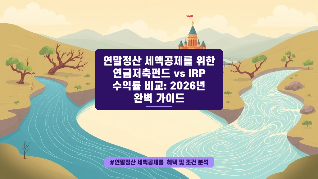 연말정산 세액공제, 연금저축 vs IRP? 놓치기 쉬운 핵심 비교 가이드