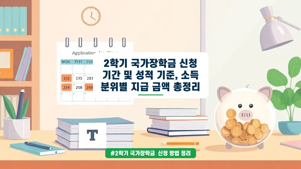 2학기 국가장학금 신청, 놓치면 6개월 후회합니다