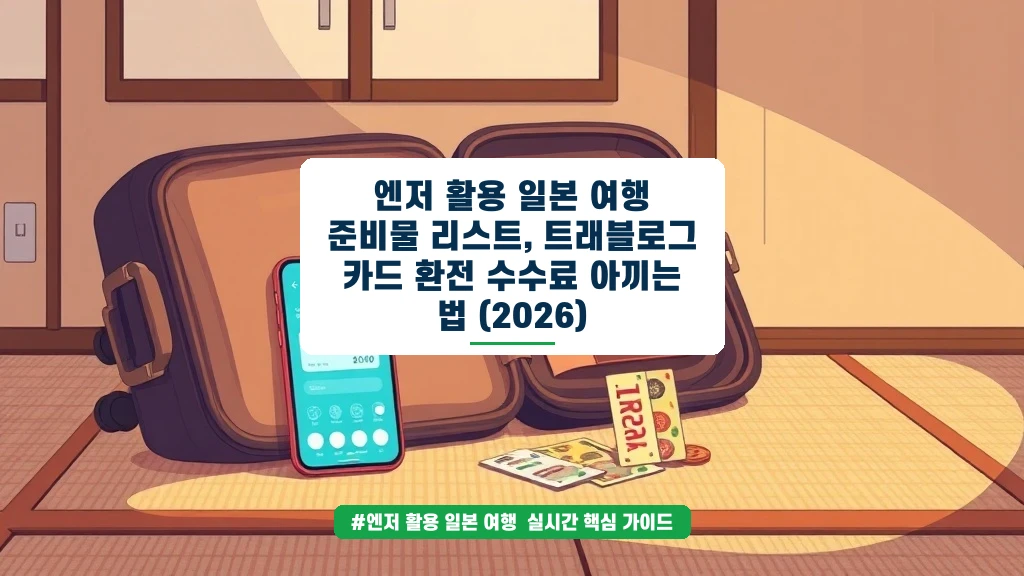 엔저 일본 여행, 환전 수수료 아끼는 꿀팁 대공개!
