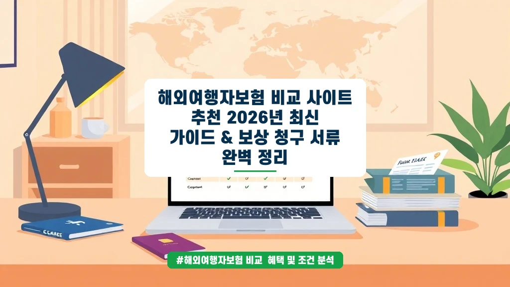 해외여행보험 비교사이트, 이렇게 고르면 후회 없습니다