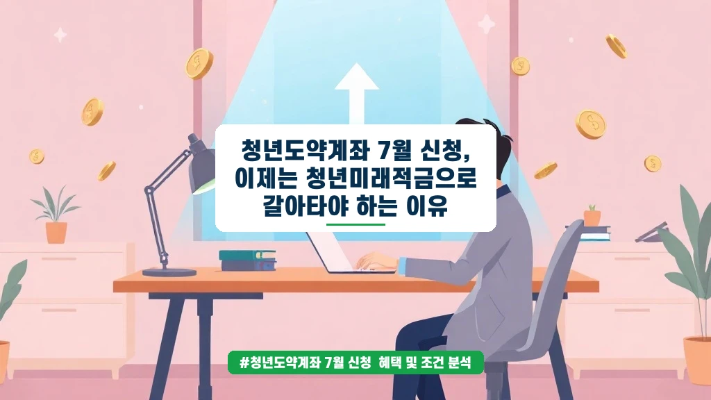 청년도약계좌 7월 신청, 우대금리 조건 놓치면 낭패입니다