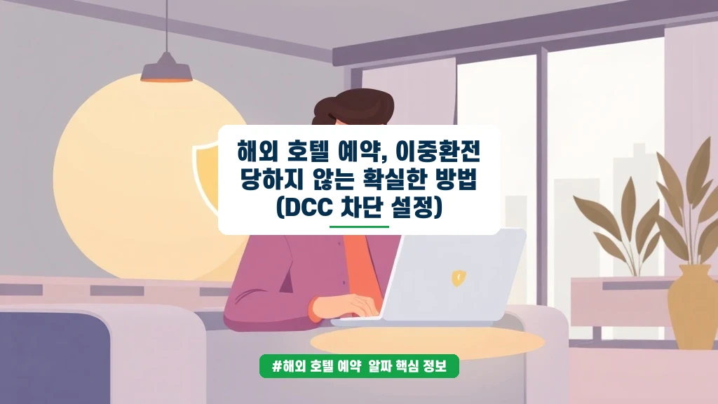 해외 호텔 예약, 이중환전 당하지 않는 현명한 결제 방법