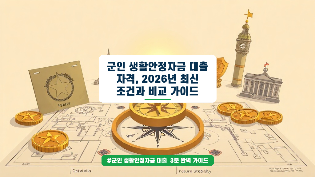 군인 대출 자격 조건과 최적 금리 비교 A to Z 가이드
