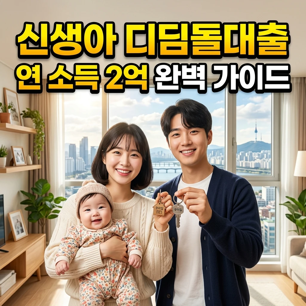 2026 신생아 특례대출 소득 2억 요건 유지와 1주택 대환대출 조건