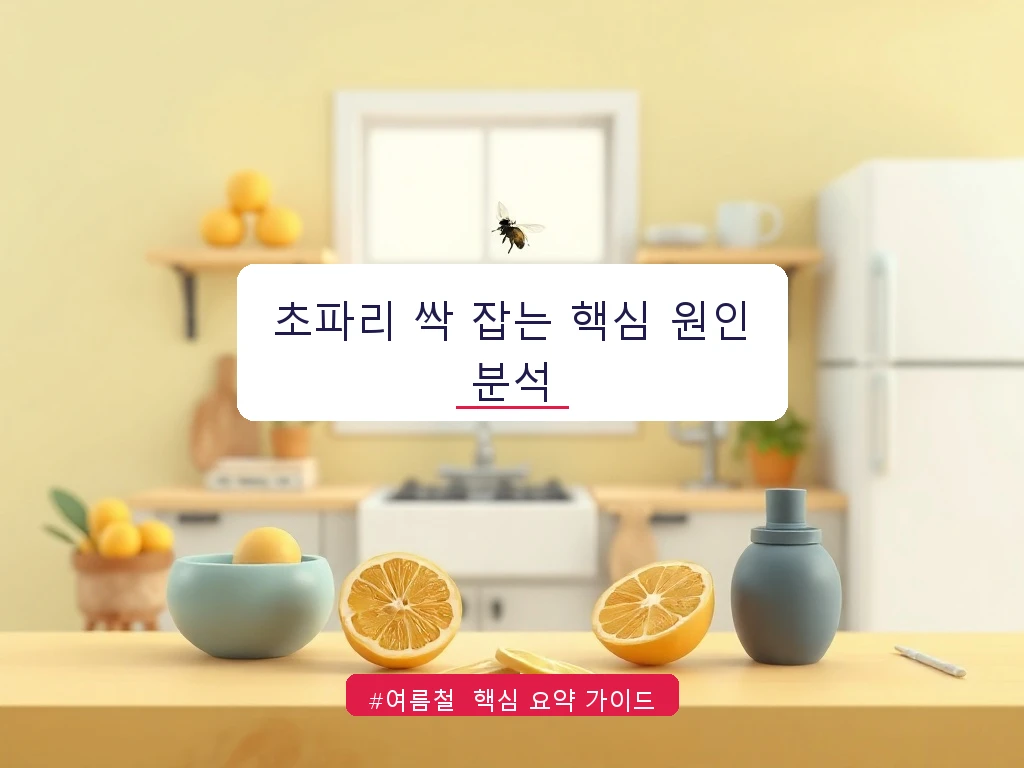 여름철 불청객 초파리 100% 박멸하는 초파리 트랩 설치법과 원인 차단법 안내 가이드 (클릭 시 원문 이동)