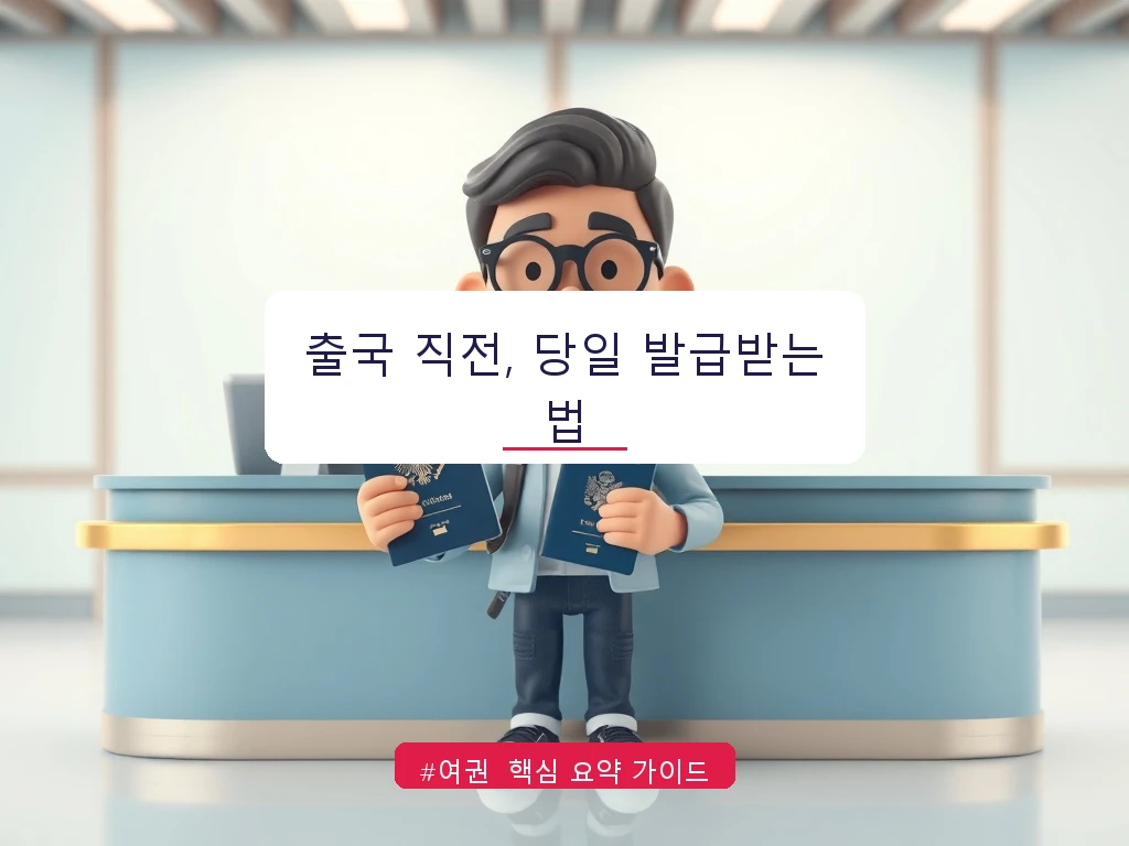 여권 유효기간 만료 임박 시 긴급여권 당일 발급 받는 인천공항 24시간 서비스 안내 가이드 (클릭 시 원문 이동)