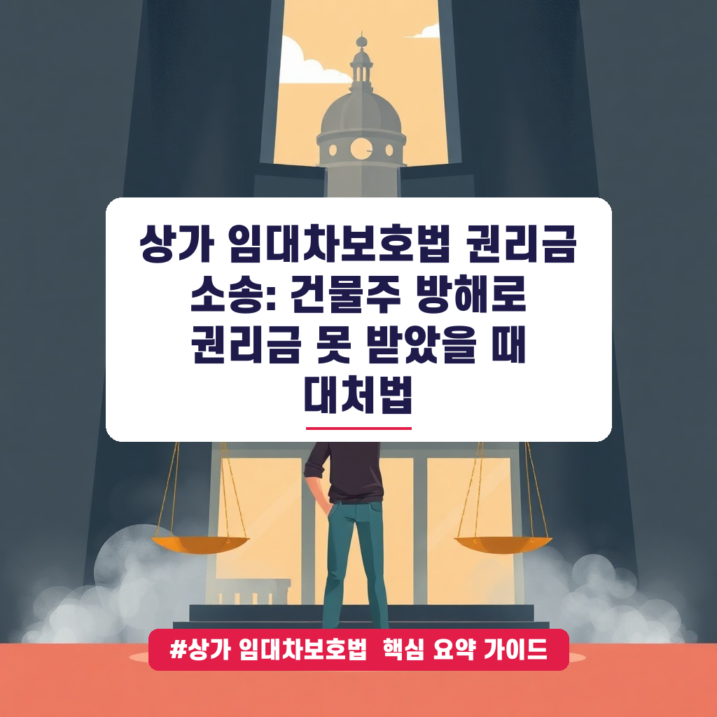 상가 임대차보호법 권리금 소송: 건물주 방해로 권리금 못 받았을 때 대처법 안내 가이드 (클릭 시 원문 이동)