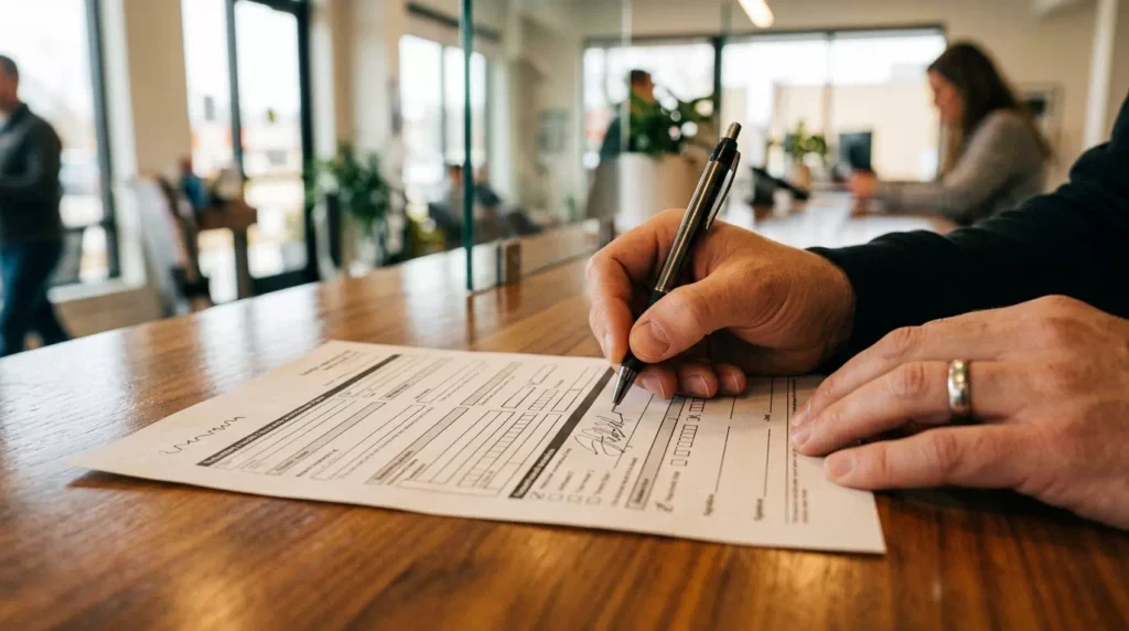 Hand writing health insurance form 202607161010