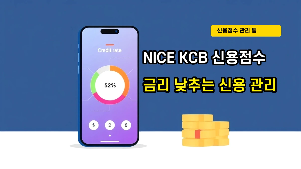 [요약] 개인사업자 신용점수 올리는 핵심 노하우 3가지 (대출 금리 인하 꿀팁)