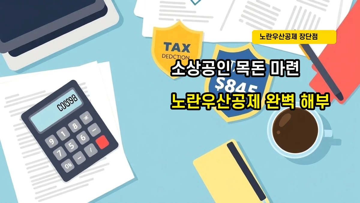 개인사업자·프리랜서 노란우산공제 소득공제 혜택 및 장단점 요약