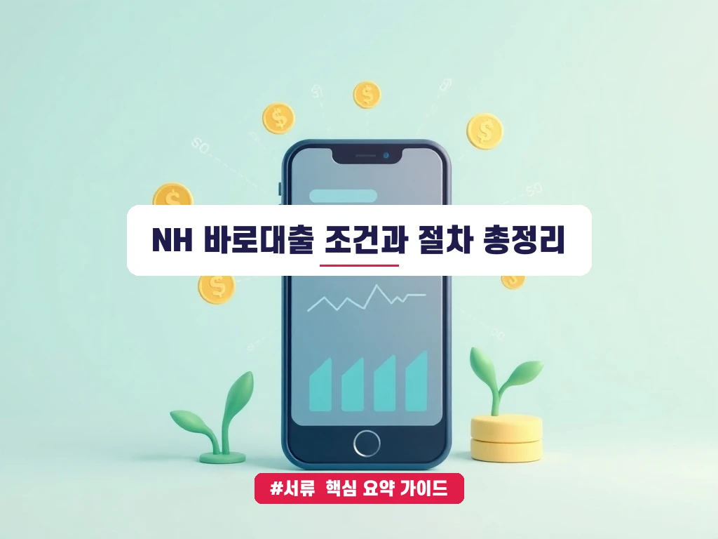 서류 없이 5분 컷 NH e사장님 바로대출 신청 방법 및 모바일 승인 기간 줄이는 실전 팁 안내 가이드 (클릭 시 원문 이동)