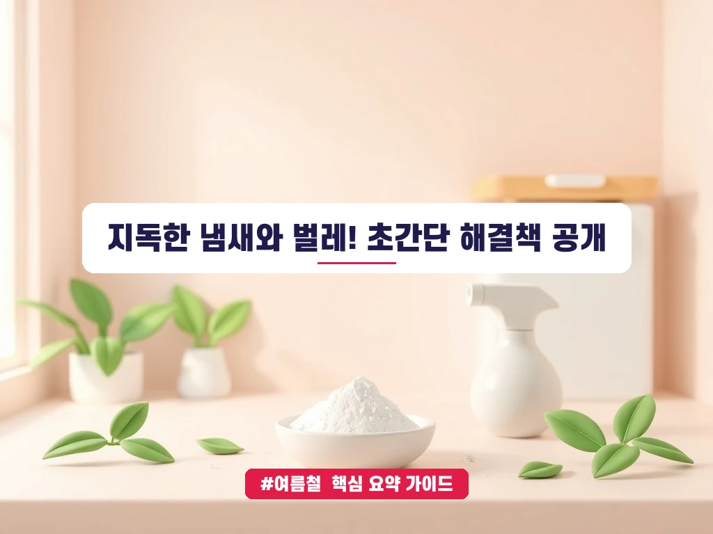 여름철 음식물 쓰레기 냄새 및 벌레 꼬임 방지하는 베이킹소다 활용 보관법 안내 가이드 (클릭 시 원문 이동)