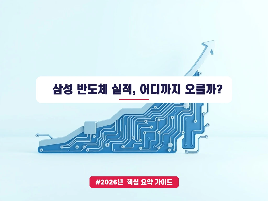 2026년 2분기 삼성전자 실적발표일 7월 7일! 반도체 흑자 규모와 영업이익 전망 총정리 안내 가이드 (클릭 시 원문 이동)
