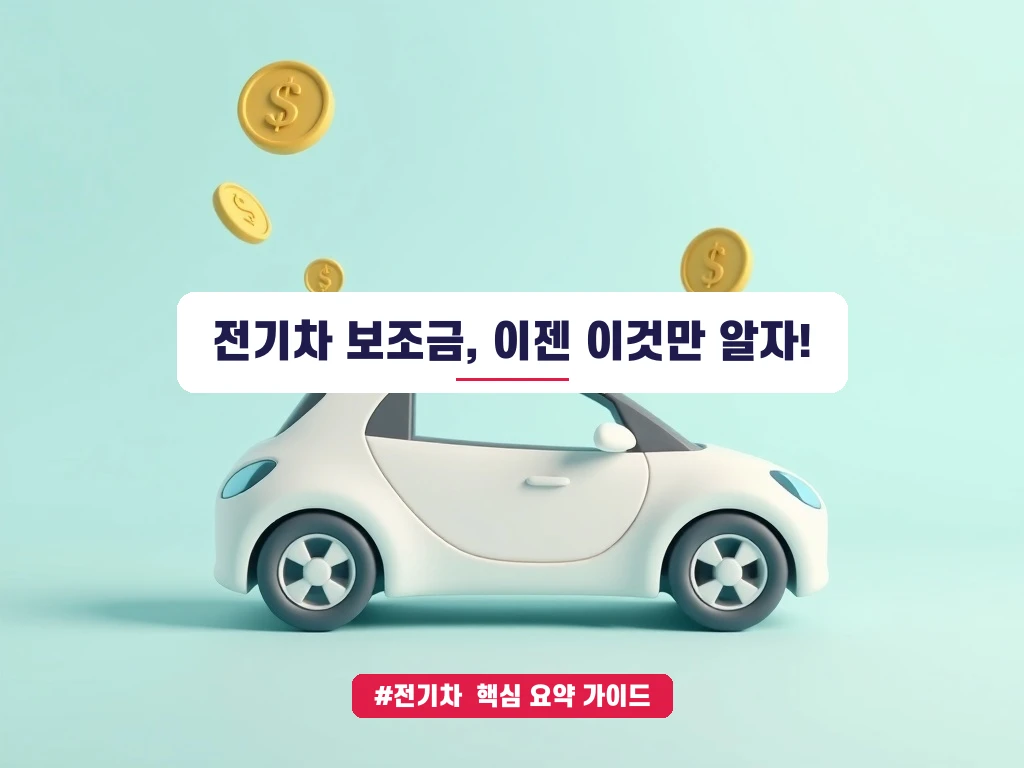 전기차 보조금 변경점 안내 가이드 (클릭 시 원문 이동)