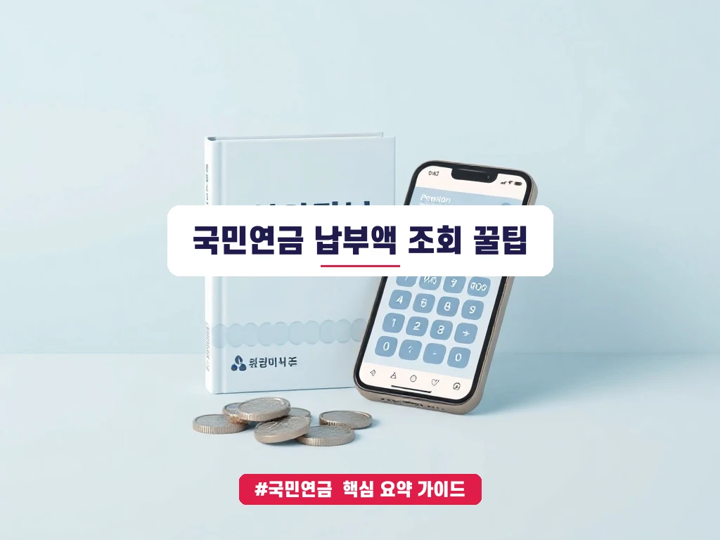 국민연금 납부액 조회 안내 가이드 (클릭 시 원문 이동)